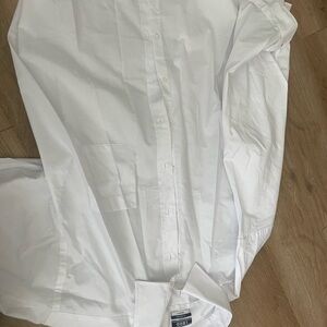 Izod White Dress Shirt Classic Formal Wear